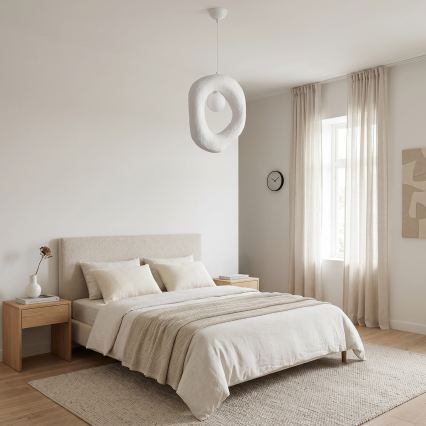 Brilagi - Lustre suspenso com cabo WABI SABI 1xG9/8W/230V branco