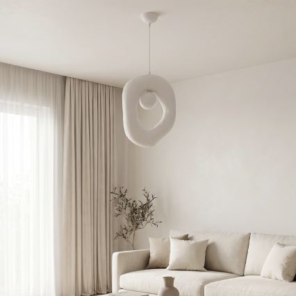 Brilagi - Lustre suspenso com cabo WABI SABI 1xG9/8W/230V branco