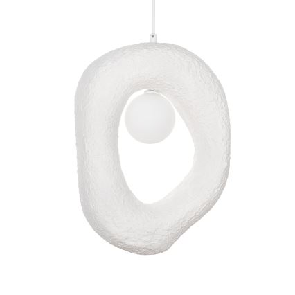 Brilagi - Lustre suspenso com cabo WABI SABI 1xG9/8W/230V branco