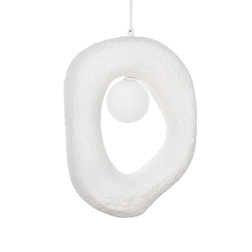 Brilagi - Lustre suspenso com cabo WABI SABI 1xG9/8W/230V branco