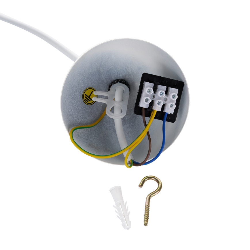 Brilagi - Lustre suspenso com cabo WABI SABI 1xG9/8W/230V branco