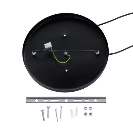 Brilagi - Lustre suspenso com cabo WABI SABI 2xE27/40W/230V Ø 60 cm preto