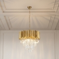 BRILAGI - Lustre suspenso com corrente CRISTAL 5xE14/40W/230V diâmetro 45 cm