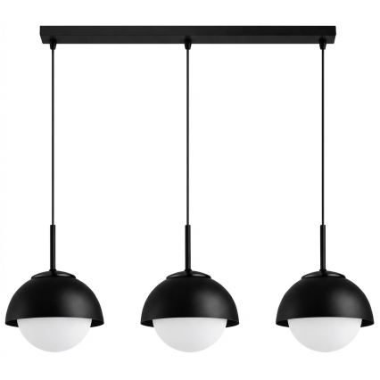 BRILAGI - Lustre suspenso em cabo COSMO 3xE27/60W/230V preto