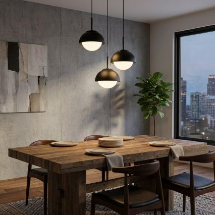 BRILAGI - Lustre suspenso em cabo COSMO 3xE27/60W/230V preto