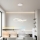 Brilagi - Lustre suspenso em cabo INFINITY regulável LED/55W/230V 3000-6000K 50x50 cm branco + comando remoto