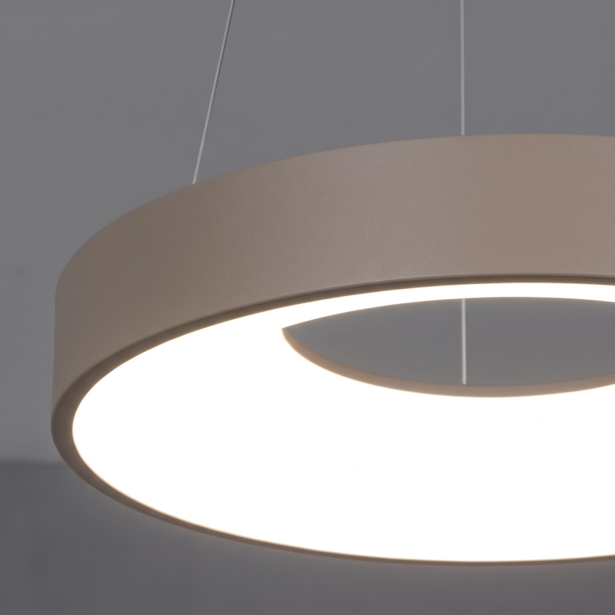 BRILAGI - Lustre LED regulável suspenso por cabo FALCON II LED/67W/230V 3000-6500K Ø 40 cm bege + controlo remoto