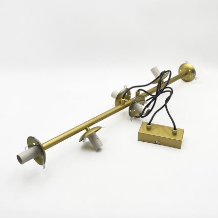 Brilagi - Lustre suspenso em cabo MALONY 6xE14/20W/230V dourado