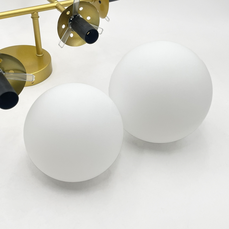 Brilagi - Lustre suspenso em cabo MALONY 6xE14/20W/230V dourado