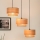 Brilagi - Lustre suspenso em cabo MONTANA BOHO 3xE27/15W/230V castanho/preto