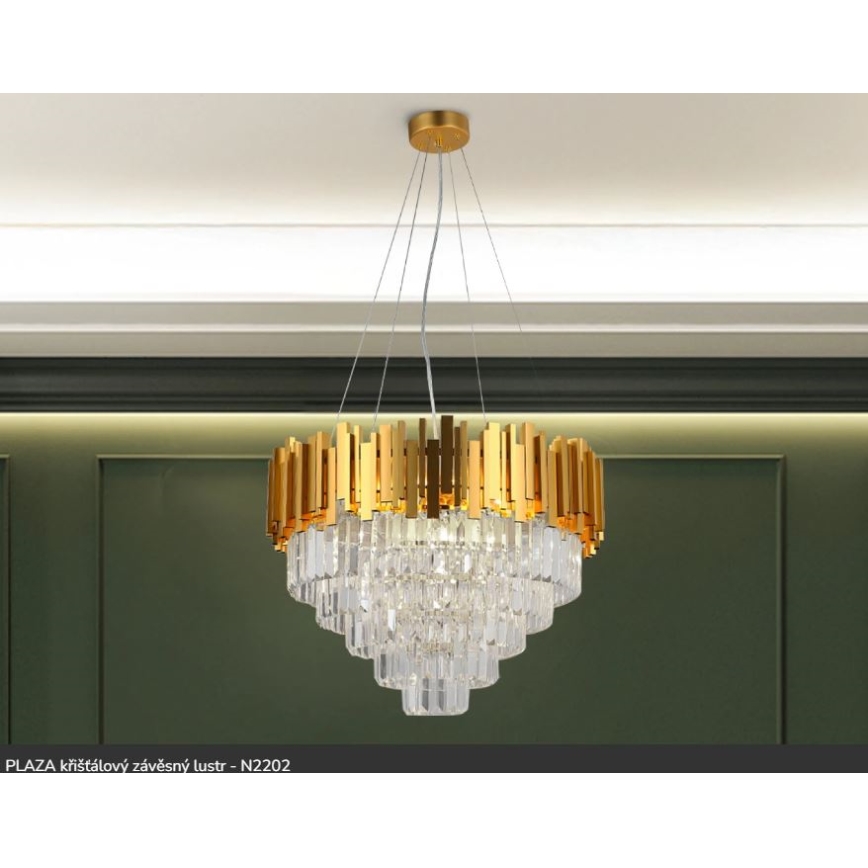 Brilagi - Lustre suspenso em cabo PLAZA 9xE14/40W/230V