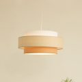 Brilagi - Lustre suspenso em cabo RESNA 1xE27/60W/230V, Ø 40 cm, creme/bege