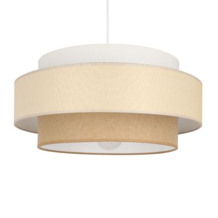 Brilagi - Lustre suspenso em cabo RESNA 1xE27/60W/230V, Ø 40 cm, creme/bege