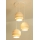 Brilagi - Lustre suspenso em cabo RESNA 3xE27/60W/230V Ø 45 cm bege