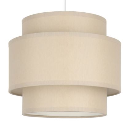 Brilagi - Lustre suspenso em cabo RESNA 3xE27/60W/230V Ø 45 cm bege
