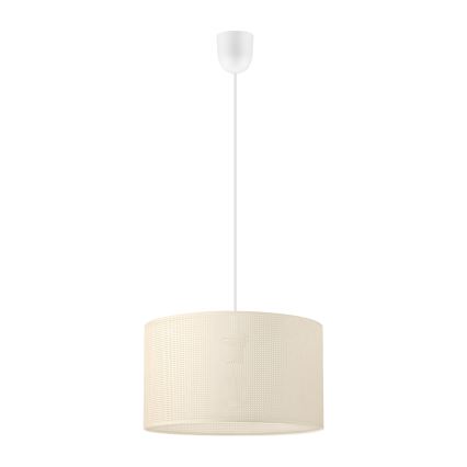 BRILAGI - Lustre suspenso em cabo SIRIJA MODERN 1xE27/60W/230V Ø 35 cm cor creme