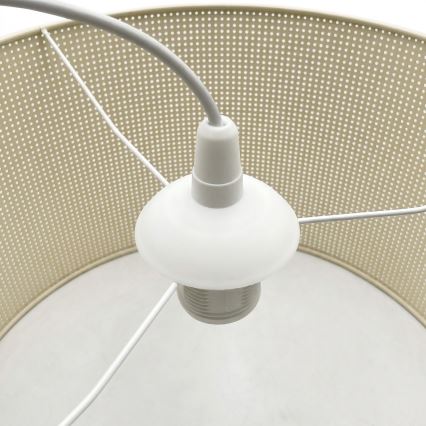 BRILAGI - Lustre suspenso em cabo SIRIJA MODERN 1xE27/60W/230V Ø 35 cm cor creme