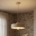 Brilagi - Lustre suspenso em cabo SPRING 1xE27/60W/230V Ø 30 cm bege/dourado