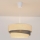 Brilagi - Lustre suspenso em cabo TRIO 1xE27/60W/230V Ø 40 cm creme/cinzento