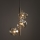 Brilagi - Lustre suspenso em cabo VULCANO 3xG9/8W/230V bege/fumê bege