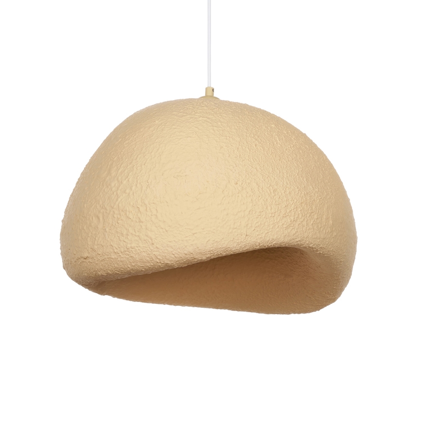 Brilagi - Lustre suspenso em cabo WABI SABI 1xE27/40W/230V Ø 50 cm bege