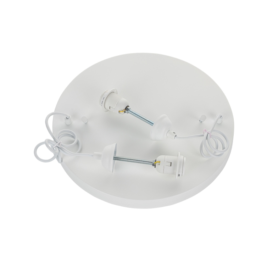 Brilagi - Lustre suspenso em cabo WABI SABI 2xE27/40W/230V Ø 45 cm branco