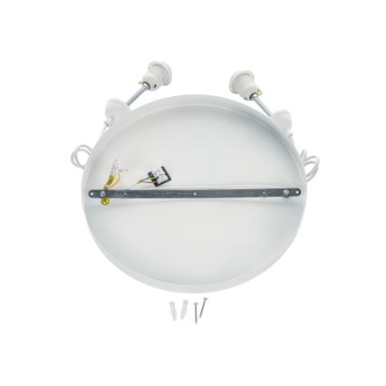 Brilagi - Lustre suspenso em cabo WABI SABI 2xE27/40W/230V Ø 45 cm branco