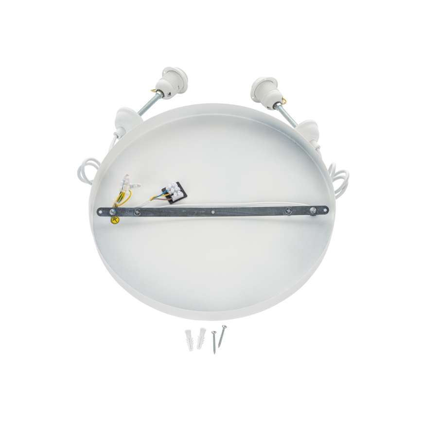Brilagi - Lustre suspenso em cabo WABI SABI 2xE27/40W/230V Ø 45 cm branco