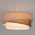 Brilagi - Lustre suspenso por cabo ARROW 1xE27/60W/230V Ø 45 cm bege/castanho/branco