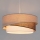 Brilagi - Lustre suspenso por cabo ARROW 1xE27/60W/230V Ø 45 cm bege/castanho/branco