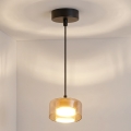Brilagi - Lustre suspenso por cabo AURA LUX 1xGX53/30W/230V preto/dourado