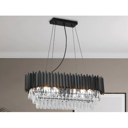 Brilagi - Lustre suspenso por cabo CARLOS 10xE14/40W/230V