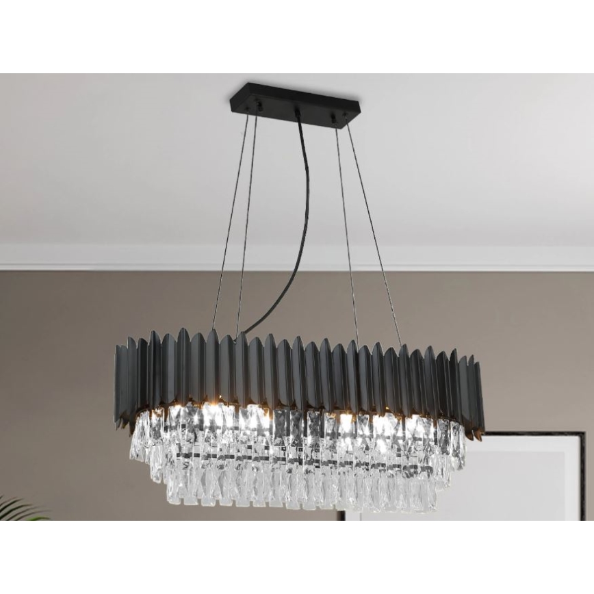 Brilagi - Lustre suspenso por cabo CARLOS 10xE14/40W/230V