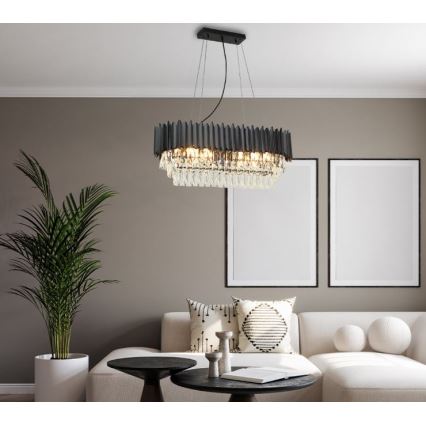 Brilagi - Lustre suspenso por cabo CARLOS 10xE14/40W/230V