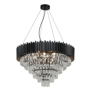 Brilagi - Lustre suspenso por cabo CARLOS 11xE14/40W/230V diâmetro 80 cm