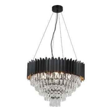 Brilagi - Lustre suspenso por cabo CARLOS 9xE14/40W/230V Ø 60 cm