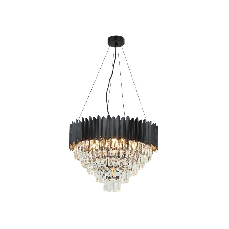 Brilagi - Lustre suspenso por cabo CARLOS 9xE14/40W/230V Ø 60 cm