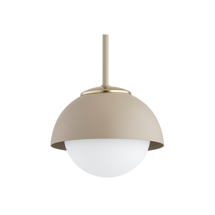 Brilagi - Lustre suspenso por cabo COSMO 3xE27/60W/230V bege/dourado