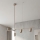 Brilagi - Lustre suspenso por cabo CRANE 4xGU10/30W/230V bege