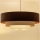 Brilagi - Lustre suspenso por cabo LUNETA 3xE27/60W/230V Ø 80 cm castanho/bege/creme