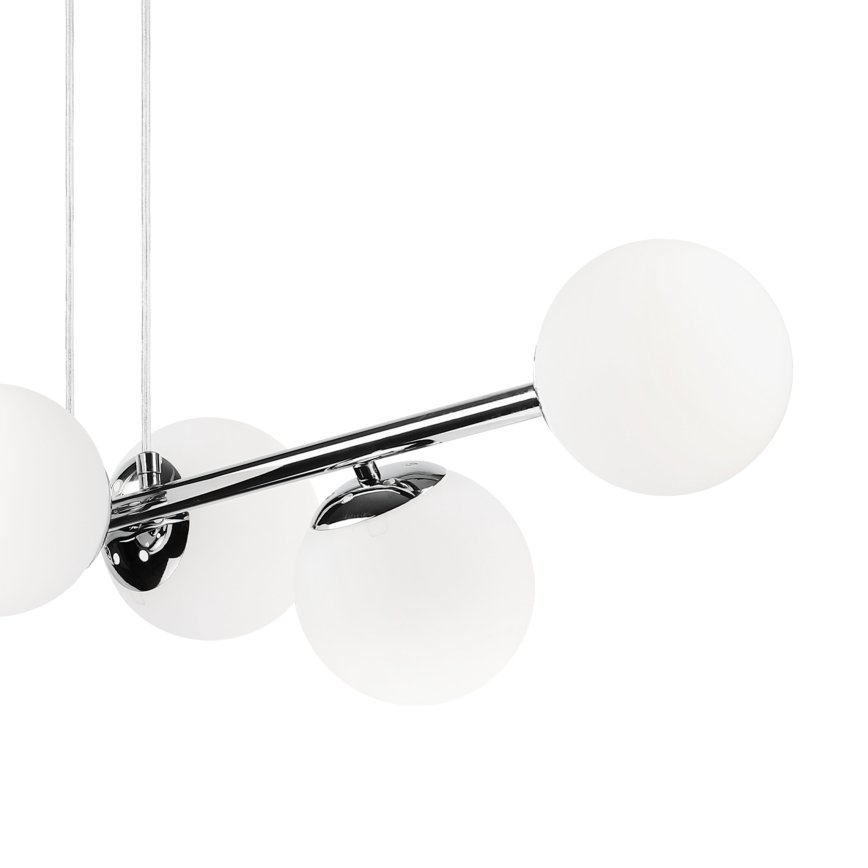 Brilagi - Lustre suspenso por cabo MALONY 6xE14/20W/230V cromo brilhante