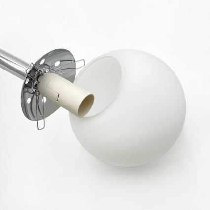Brilagi - Lustre suspenso por cabo MALONY 6xE14/20W/230V cromo brilhante