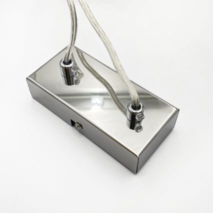 Brilagi - Lustre suspenso por cabo MALONY 6xE14/20W/230V cromo brilhante