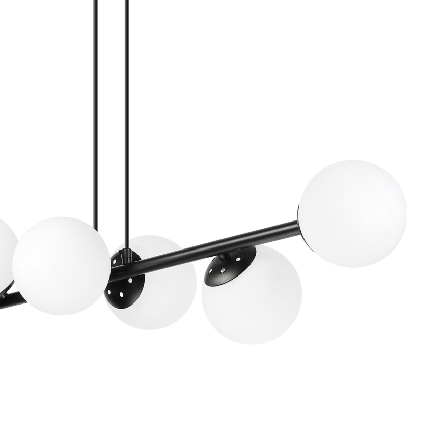 Brilagi - Lustre suspenso por cabo MALONY 6xE14/20W/230V preto