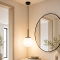 Brilagi - Lustre suspenso por cabo MILO 1xE27/60W/230V preto