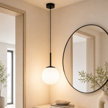 Brilagi - Lustre suspenso por cabo MILO 1xE27/60W/230V preto