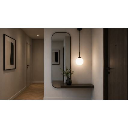 Brilagi - Lustre suspenso por cabo MILO 1xE27/60W/230V preto