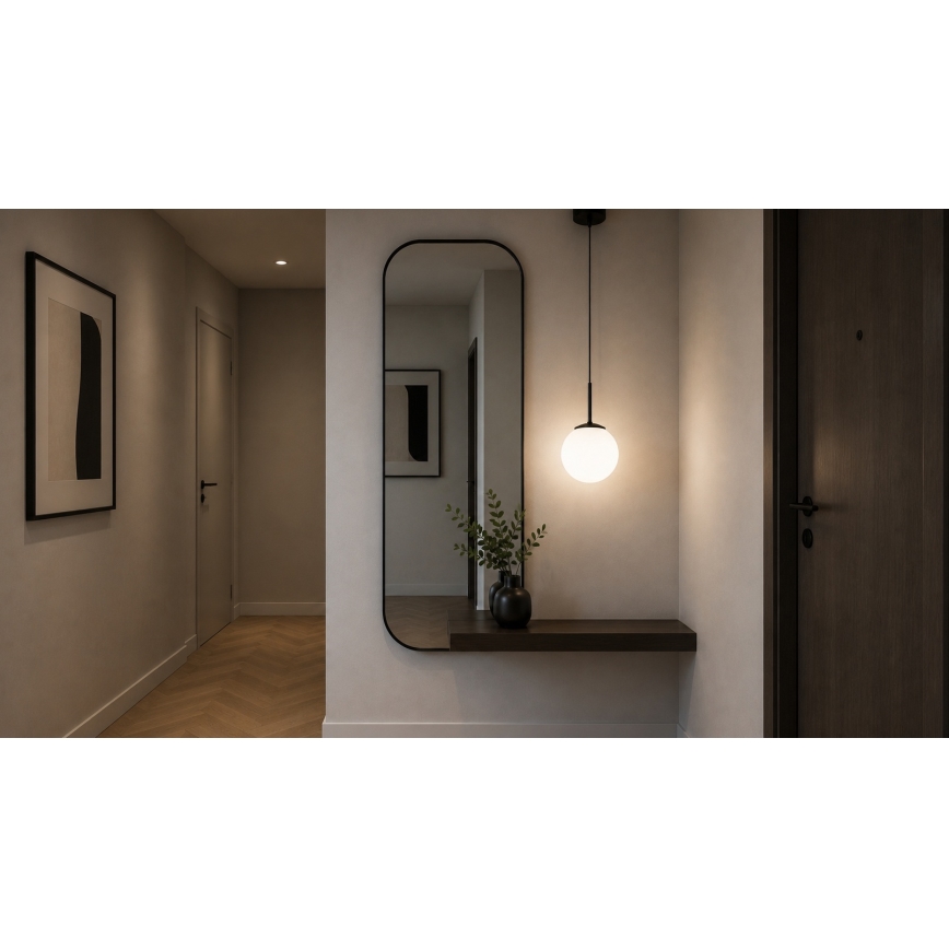 Brilagi - Lustre suspenso por cabo MILO 1xE27/60W/230V preto