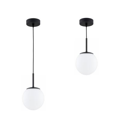 Brilagi - Lustre suspenso por cabo MILO 1xE27/60W/230V preto