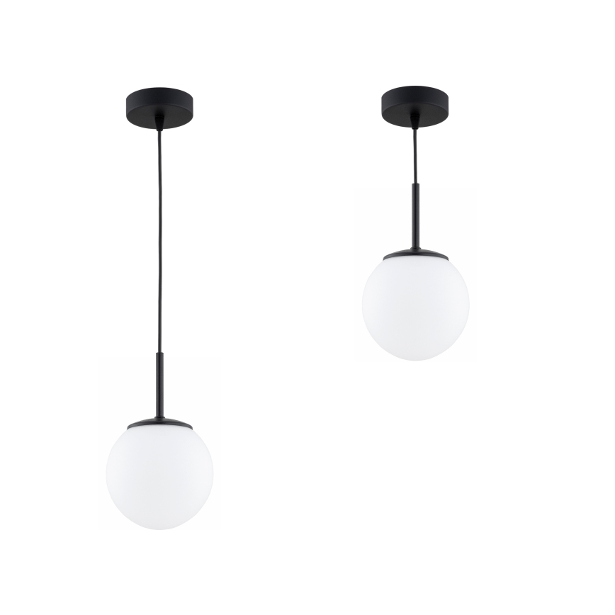 Brilagi - Lustre suspenso por cabo MILO 1xE27/60W/230V preto